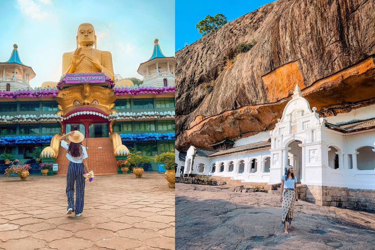 Anuradhapura to Sigiriya with Dambulla Cave Temple Visit