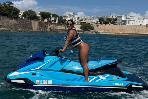 San Juan: Jet Ski Ride to El Morro Fortress + Free Photos