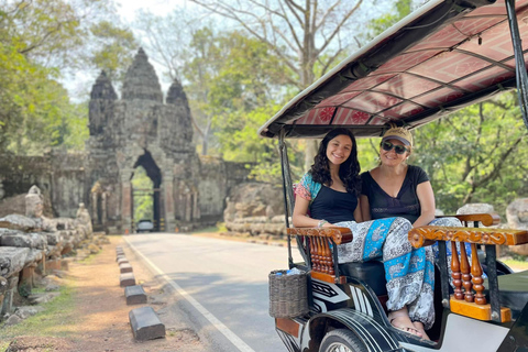 Siem Reap: Private Angkor Wat Tuk-Tuk Tour (English Driver) 5-8 Hours: Angkor Wat - Top 3 Temples & More (Flex-Start)