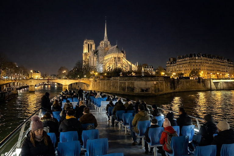Paris: Evening Lights Cruise with Legendary Bateaux-Mouches