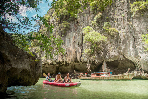 Phuket : Excursion d&#039;une journée en hors-bord dans les îles James Bond et Khai