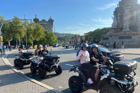 Barcelone : Visite de la ville en quad électrique (licence requise)