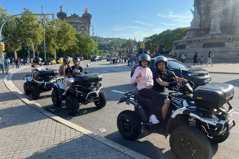 Barcellona: Tour della città in quad elettrico (Licenza obbligatoria)