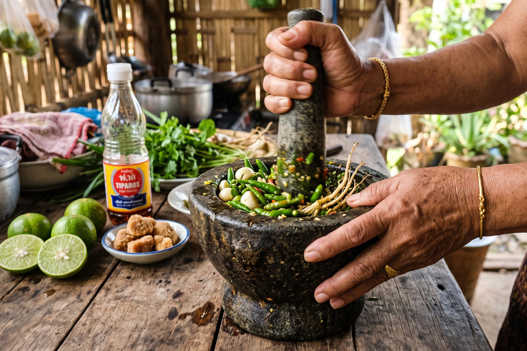 From Bangkok: 2-Day Ayutthaya Cooking Class & Temples Tour