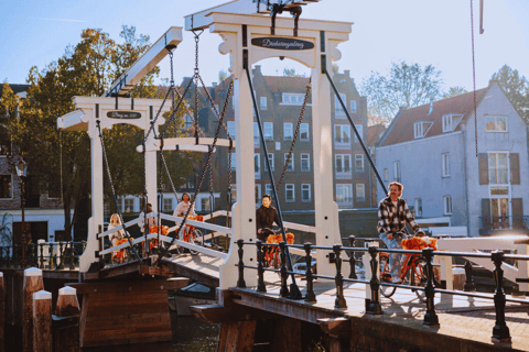 Amsterdam: Top Highlights Guided Bike Tour EN/DE/ES/FR/IT/CN Bike Tour with Guide & Audio Guide in DE, ES, FR, IT, and CN