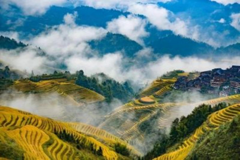 Guangxi: Longji Rice Terraces Cable Car Sightseeing Business Vehicle Small Group + Round-trip Ropeway