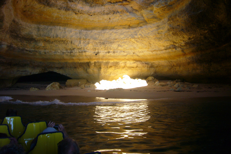 Costa del Algarve: avistamiento de delfines y tour de cuevas