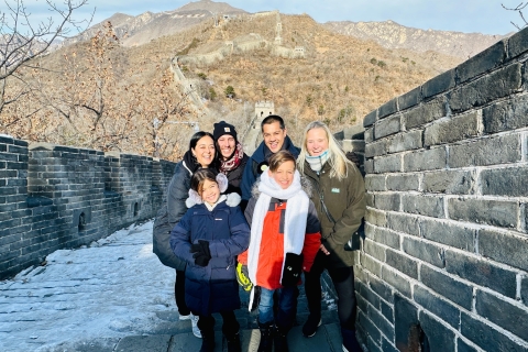 Beijing: Mutianyu Grote Muur privétour vanaf hotel/luchthavenVanaf luchthaven PKX: Engelse gids All Inclusive Tour