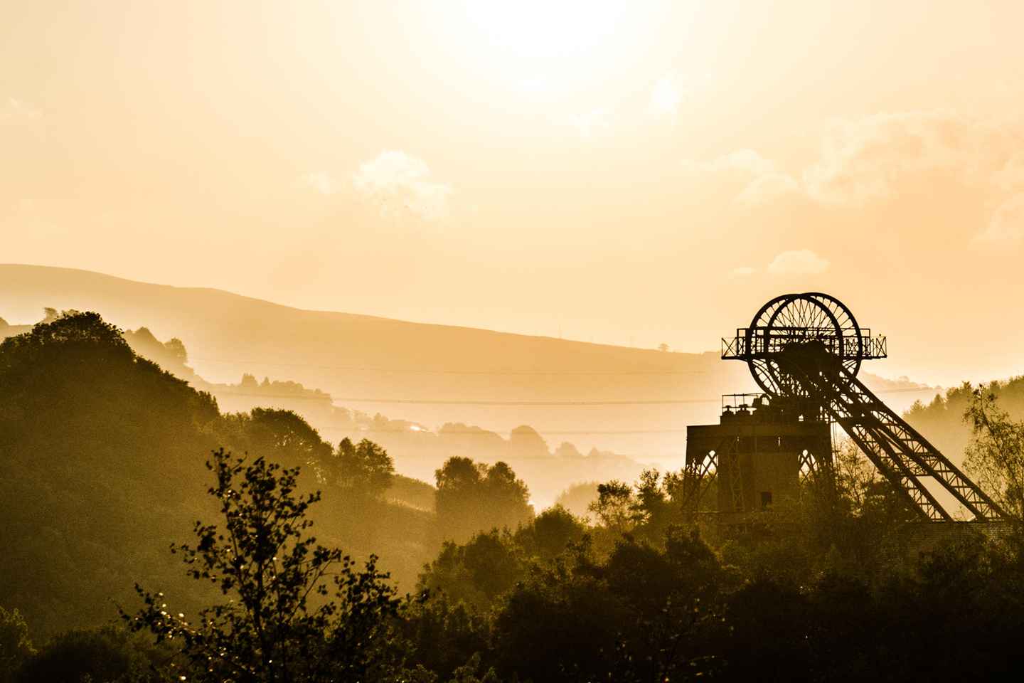 Подземный мир угля в долинах Южного Уэльса