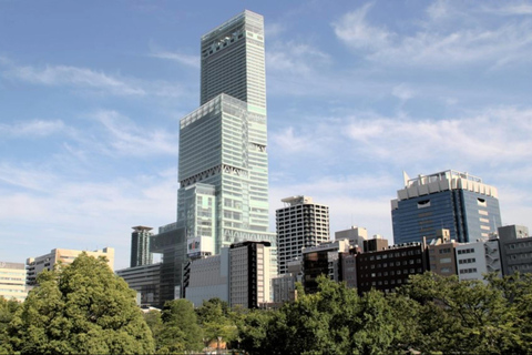 Osaka Through Time: Castle, Shinsekai, Harukas & Dotonbori Small Group Walking Tour with Public Transportation