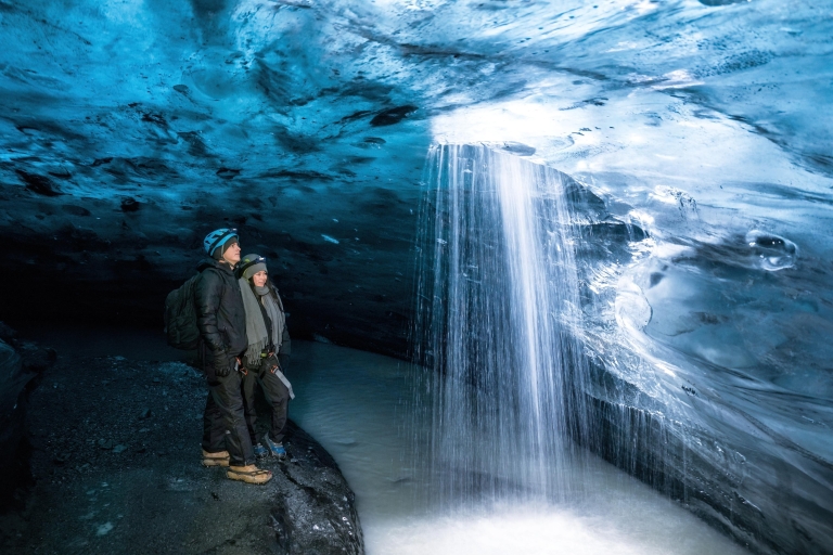 Islandia: Tirolina glaciar + Cueva de hieloTirolina Glaciar de Invierno + Cueva de Hielo