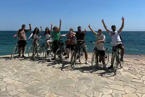 Beachside Cycling Adventure: Athens Tour with Swimming Stop