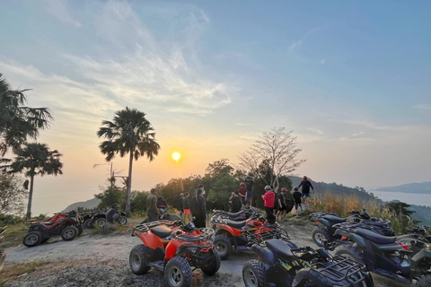 From Phuket: ATV Scenic Routes with Karon and Patong Views 30 Minutes Drive