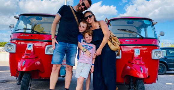 Olbia: Private Tuk-Tuk-Tour mit Halt am Pittulongu-Strand