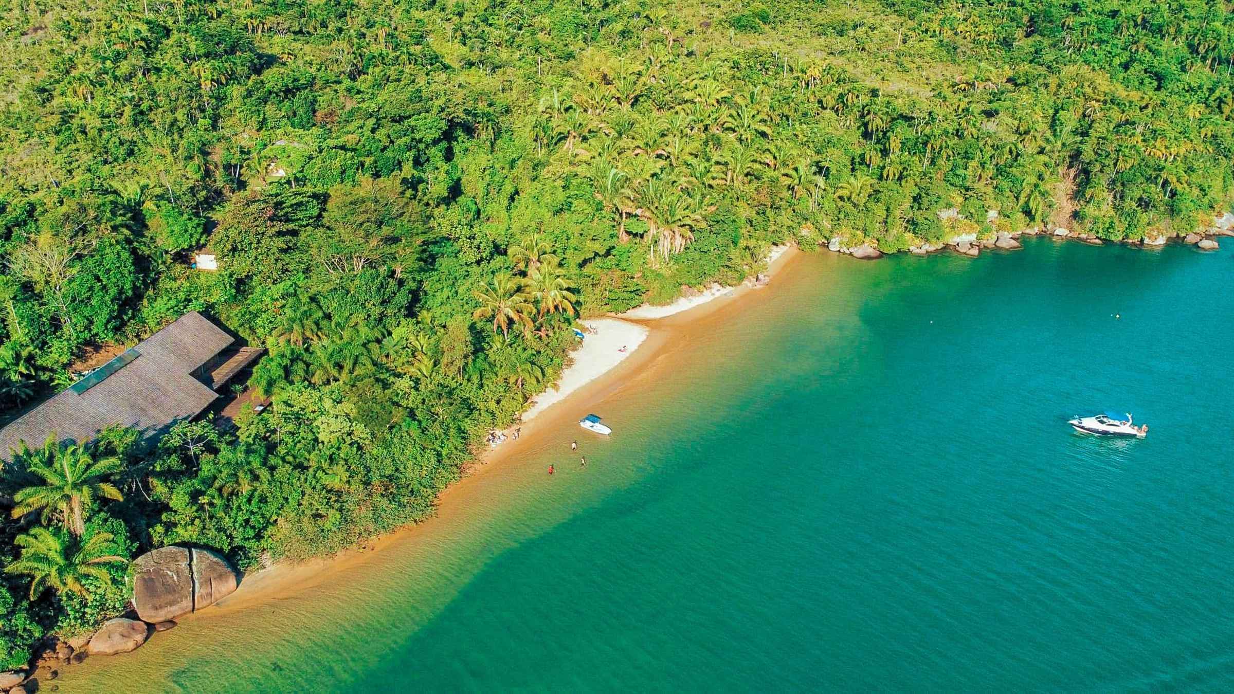 Paraty: Passeio de lancha pelo Saco do Mamanguá