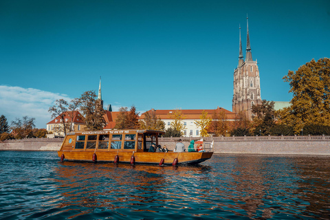 Oder river cruise and walking tour of Wroclaw Tour in Portuguese, French, Italian