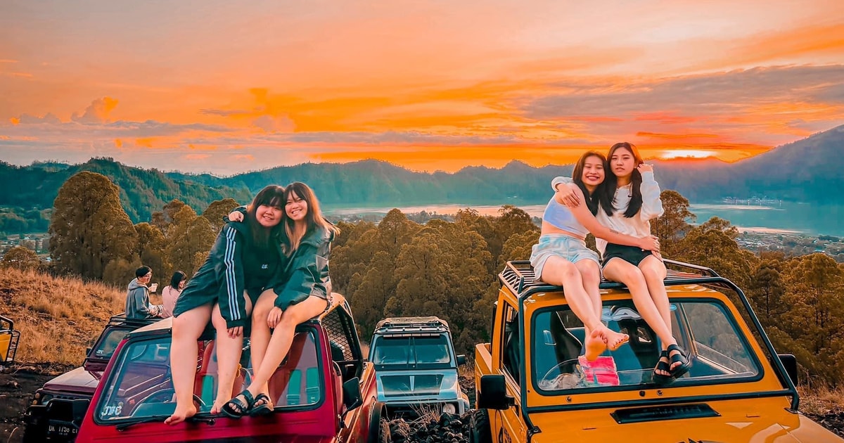 Ubud: Mount Batur 4WD Jeep Mit Sonnenaufgangs-Trekking Zum Gipfel ...