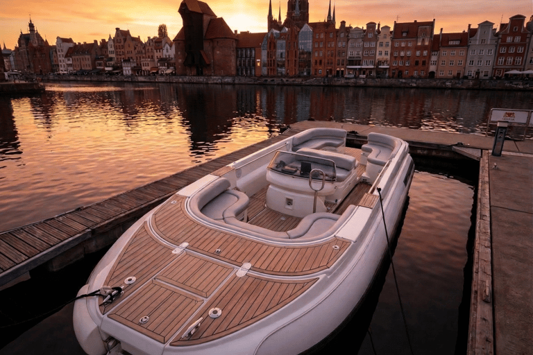 Gdańsk: Water Limousine Cruise with Skipper Gdańsk: Water Limousine 2 hour Cruise with Skipper