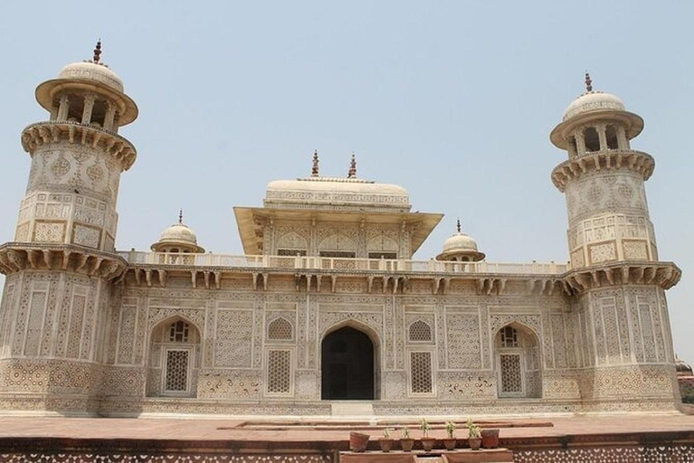 Taj Mahal med Agra Fort Baby Taj Lokal dagsutflykt