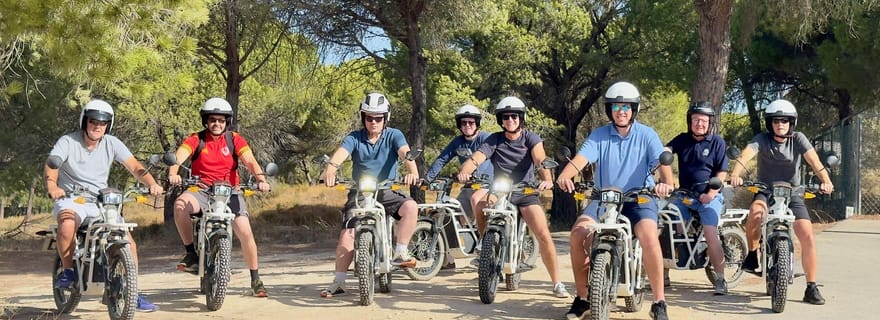 Découvrez Loulé : vélos électriques premium 2x2 : visite guidée de l'Algarve de 3 heures