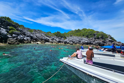 Koh Pha Ngan: Day Tour Ang Thong with Kayak, Snorkel & Lunch Option 1: Hotel Pick up in Koh Pha Ngan