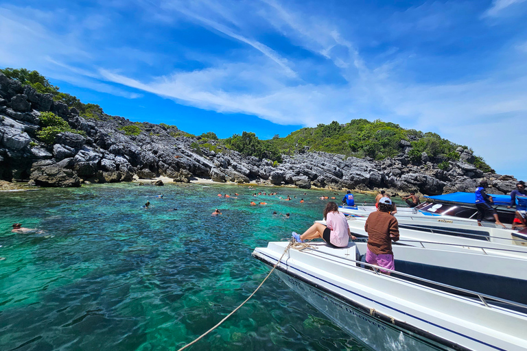 Koh Pha Ngan: Day Tour Ang Thong with Kayak, Snorkel & Lunch Option 1: Hotel Pick up in Koh Pha Ngan