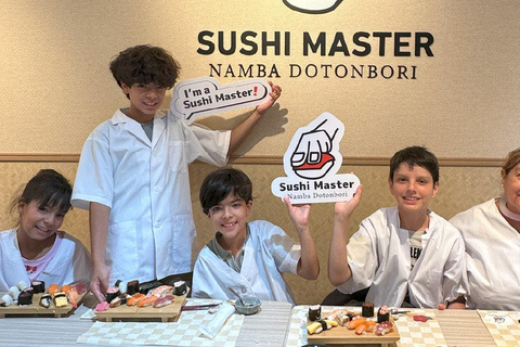 Osaka: Sushi Making in Spacious Studio with Certificate 10/1～Sushi Roll Making Experience