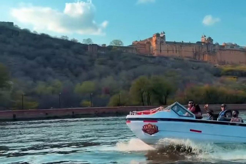 Jaipur: Speed Boat, Amber Walking Tour & Sunset with Pickup Speed Boat With Amber Walking Tour
