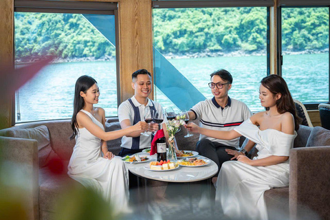Ha Long Bay Day Trip: Luxury Cruise & Buffet Lunch & Jacuzzi Option 2: For Guests from Ha Long
