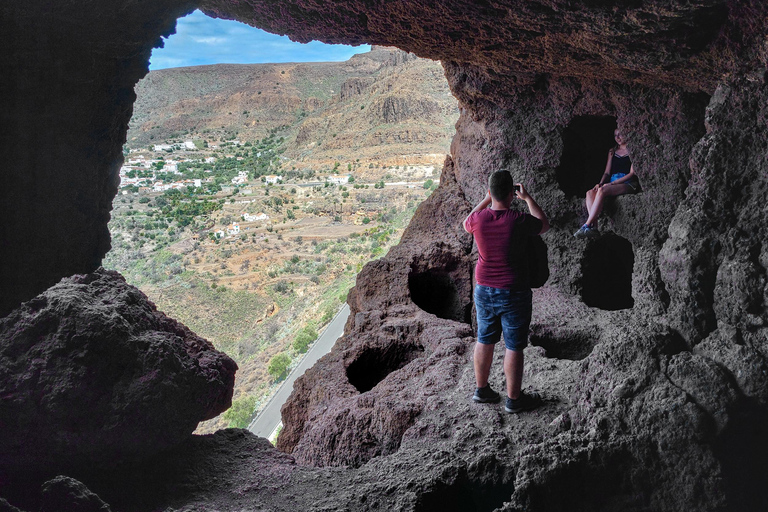 Gran Canaria: Avventura in grotta, oasi, gola rossa e picnic