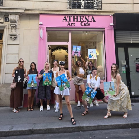Paris : Painting Experience Near the Eiffel Tower