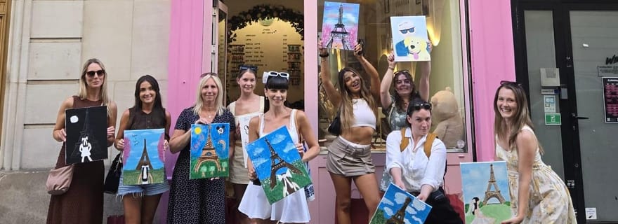 Paris : Expérience de peinture dans un café d'art