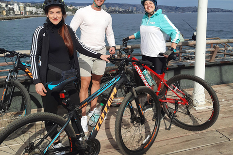 Cykeltur längs kusten i Viña del Mar eller Valparaíso, du väljer!