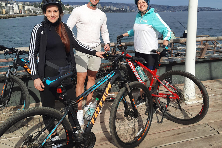 Bike ride along the coast of Viña del Mar or Valparaíso, you choose!