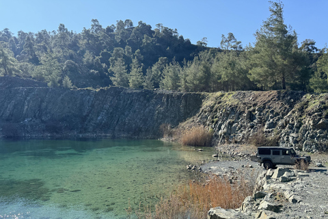 From Ayia Napa: Enchanted Lagoon Jeep Safari Shared Tour