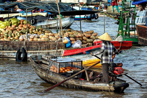 Tour pelo Delta do Mekong - Mercado flutuante de Cai Rang 2 dias 1 noturno