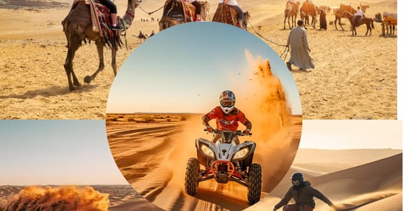 Doha: Quad Bike, Dune Bashing, Camel Ride, Inland Sea Tour