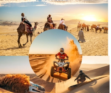 Doha: Quad Bike, Dune Bashing, Camel Ride & Inland Sea Tour