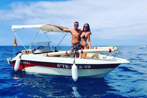 Self Drive Boat Rental in Costa Adeje Tenerife 5 Hours Entire boat for up to 5 people