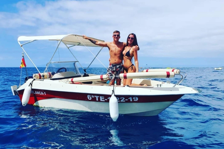 Bootverhuur met eigen aandrijving in Costa Adeje Tenerife4 uur Gehele boot voor maximaal 5 personen
