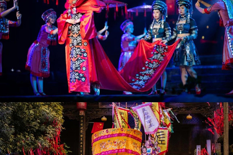 Mengdong River Rafting + Furong Town Night Tour: 1-Day Combo Package 2 – Full Package (Recommended)