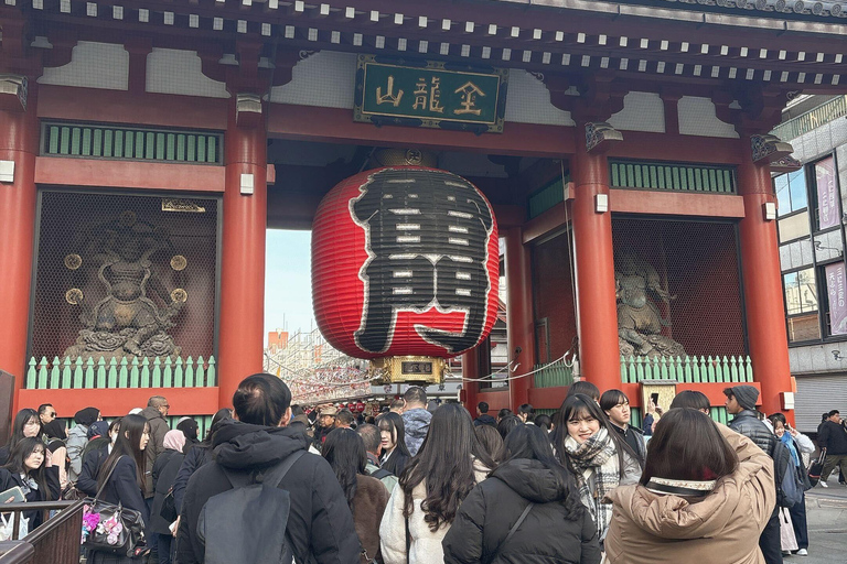 Asakusa e Skytree: tour guiado pelos pontos turísticos com experiência HADOAsakusa e Skytree: Visita guiada a um monumento histórico com a HADO Experience
