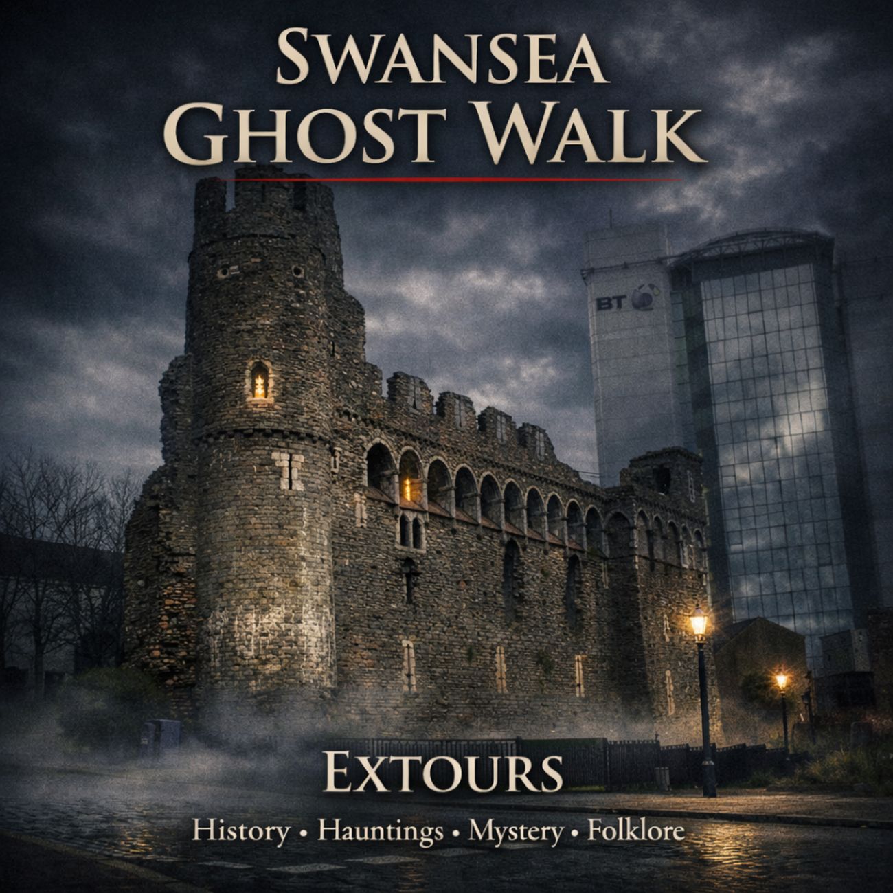 Swansea: Geistertour mit paranormaler Untersuchung