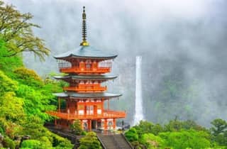 Nachi-Wasserfälle/Kōya-san und Wakayama: Private Tagestour