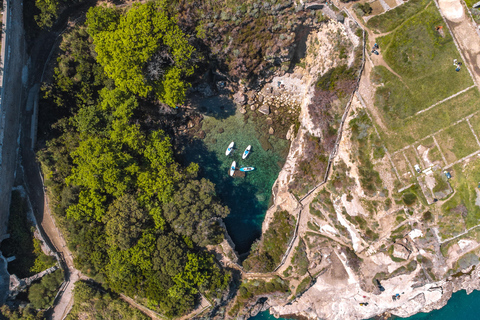 Paddle boarding from Sorrento to Bagni Regina Giovanna