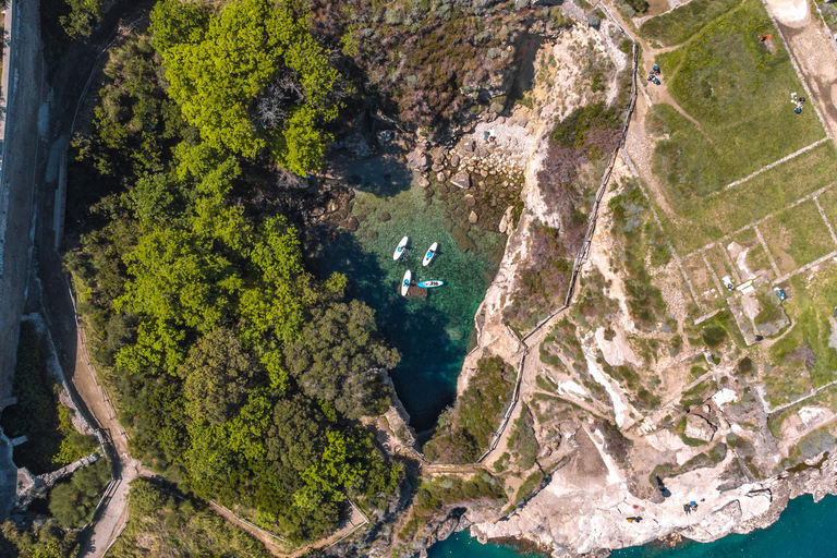 Paddle boarding from Sorrento to Bagni Regina Giovanna