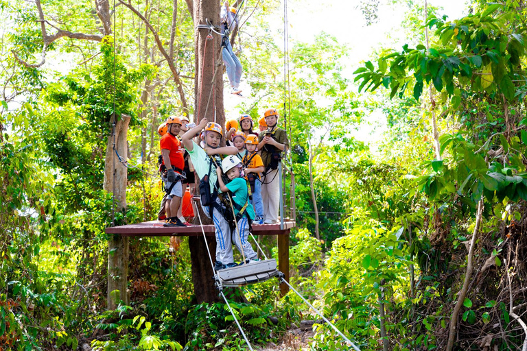 Phuket: Zipline Flying Higher Than Hawk with ATV OptionZipline 18 Platform and ATV ride