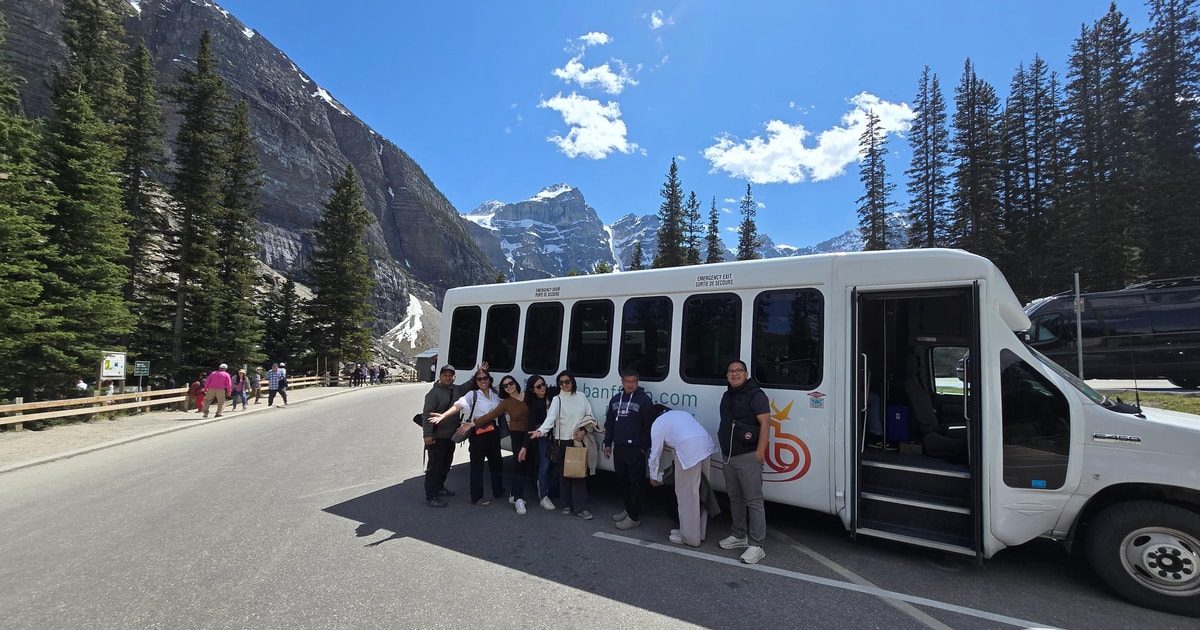 From Banff/Canmore: Shuttle to Moraine Lake and Lake Louise | GetYourGuide
