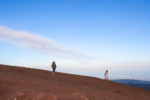 Etna wijnbelevenis zonsondergang