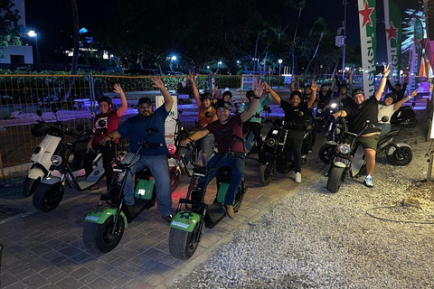 Aruba: Sunset Electric Scooter Tour with Bar Stops